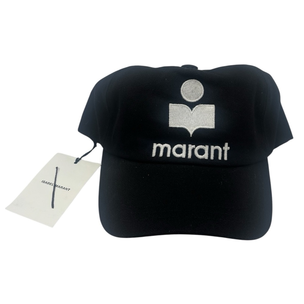 NWT Isabel Marant Black Ecru Tyrony Cap - Picture 3 of 5